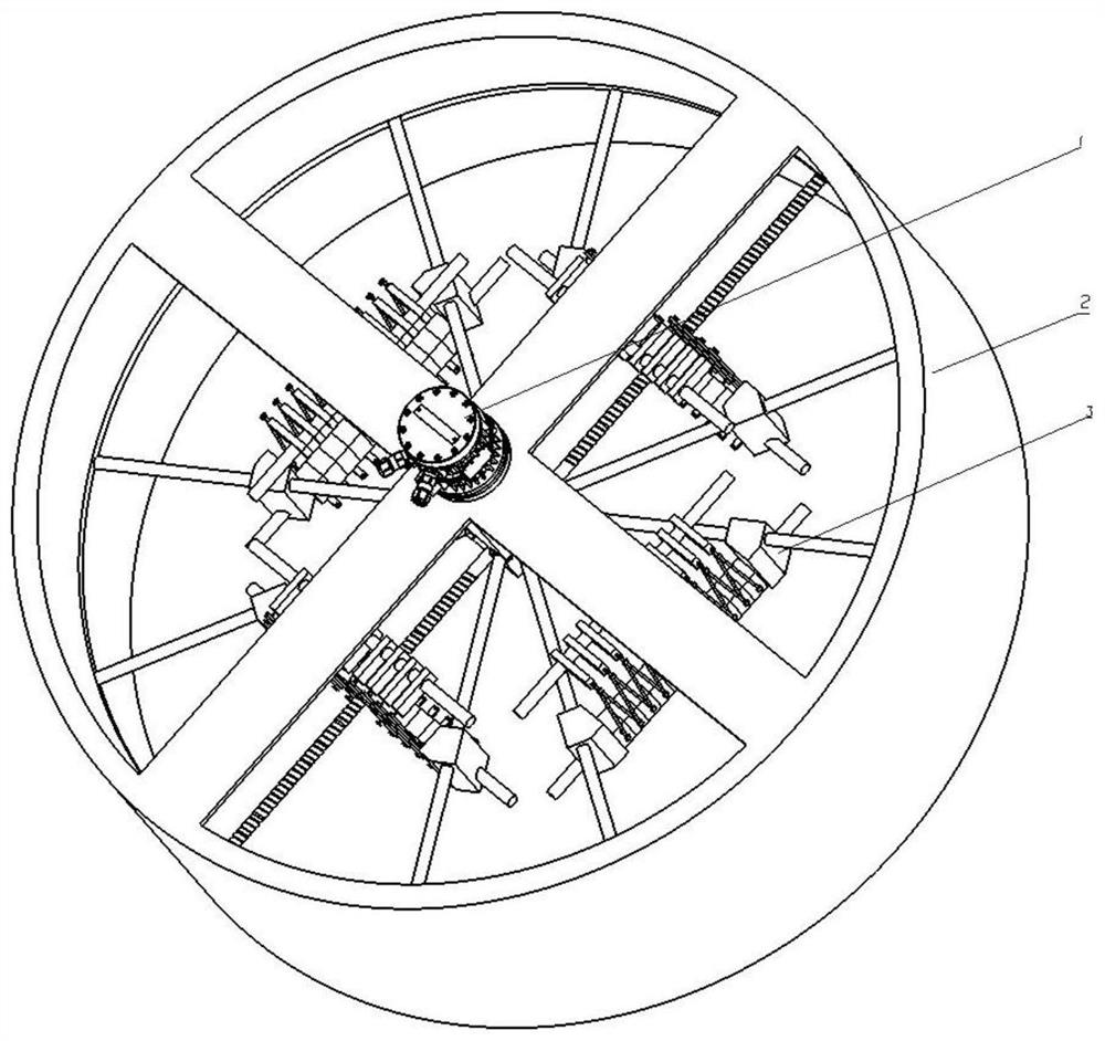 一種單驅變倍率雙向拉伸靜態薄膜裝置